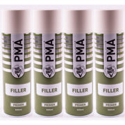 4x Autotek Yellow Filler Primer 500ML High Covering Spray Paint Professional Autotek - Dynamic Drive