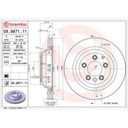 Brembo Rear Brake Discs & Pads fits VW Touareg 2002-2010 3.0 3.6 4.2 5.0 6.0
