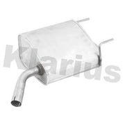 Klarius Box With Tail Pipe (Rh) Right Rear fits Opel Vectra C 2002-2008