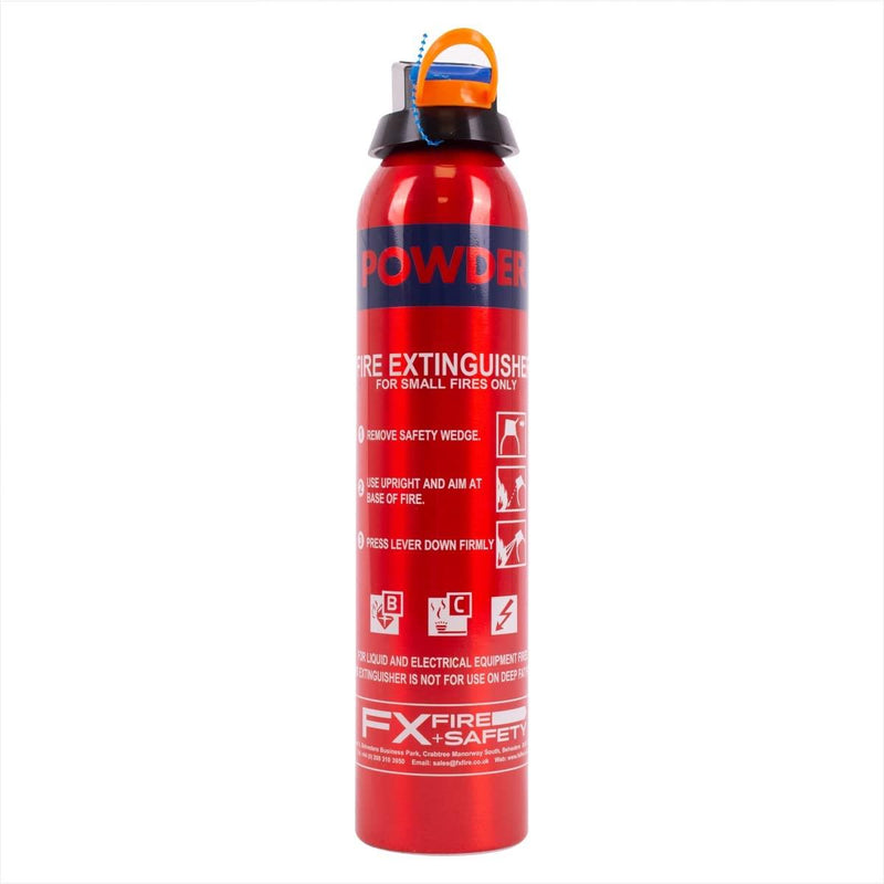 0.6kg BC Dry Power Fire Extinguisher & Blanket Caravan Boat Home Fireblitz  - Dynamic Drive