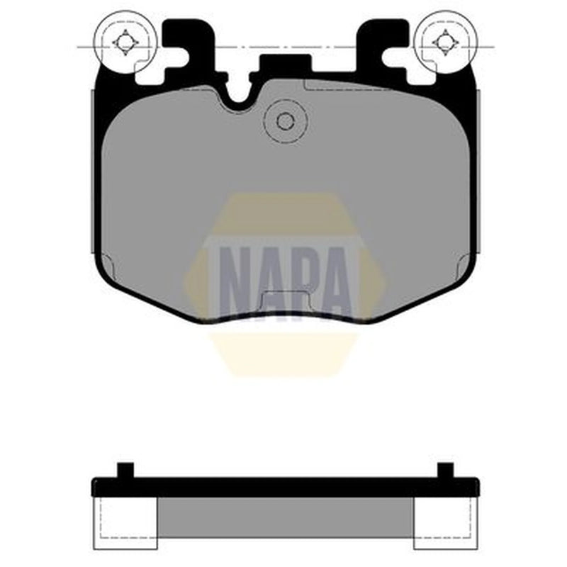 NAPA Front Brake Pad Set fits BMW 5 2023-2024