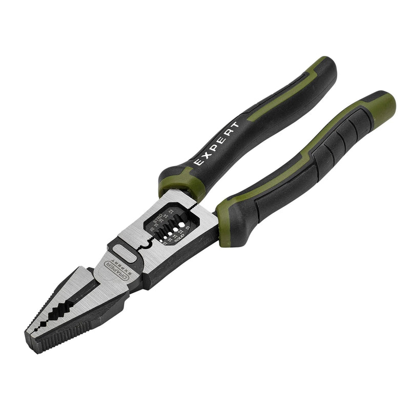 Draper Expert Combination Pliers with Wire Stripper, 200mm - PL-EX/CPWS-200 - image 1