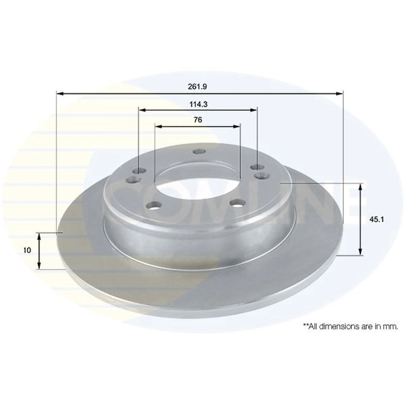 Comline Front & Rear Brake Discs & Pads fits Kia Cee'D 2012-2018 1.6