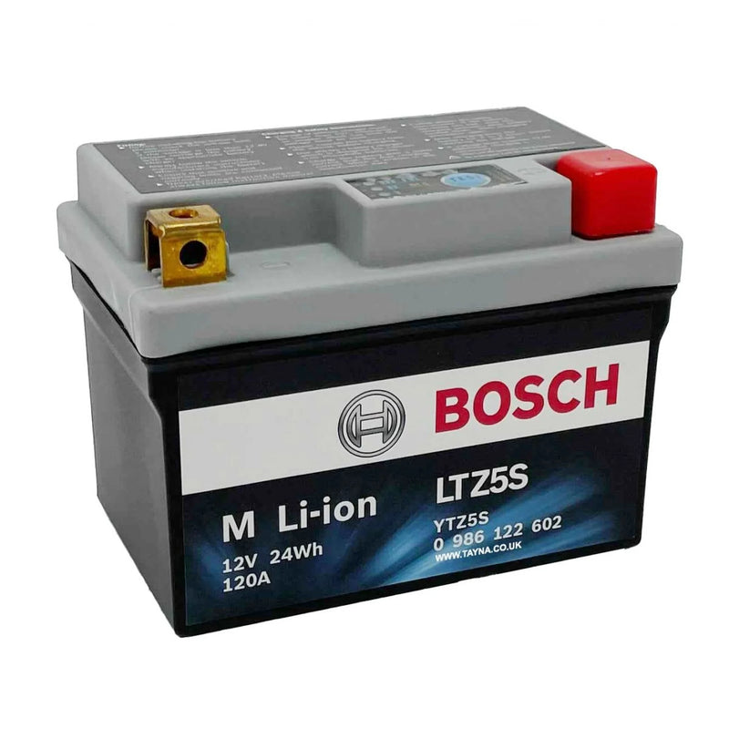 Bosch Lithium Motorcycle Battery LTZ5S 12V 2Ah