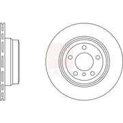 Apec Rear Brake Vented Discs & Pads fits BMW X6 2008-2014