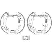 Mintex Brake Shoe Set Axle Kit fits Citroën Relay I 1994-2002 1.9 2.0 2.5 2.8
