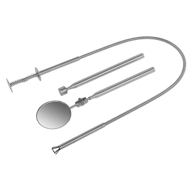 Sealey Magnetic Pick-Up Flexible Claw & Inspection Tool Set 3pc S0949 Siegen by Sealey - Dynamic Drive