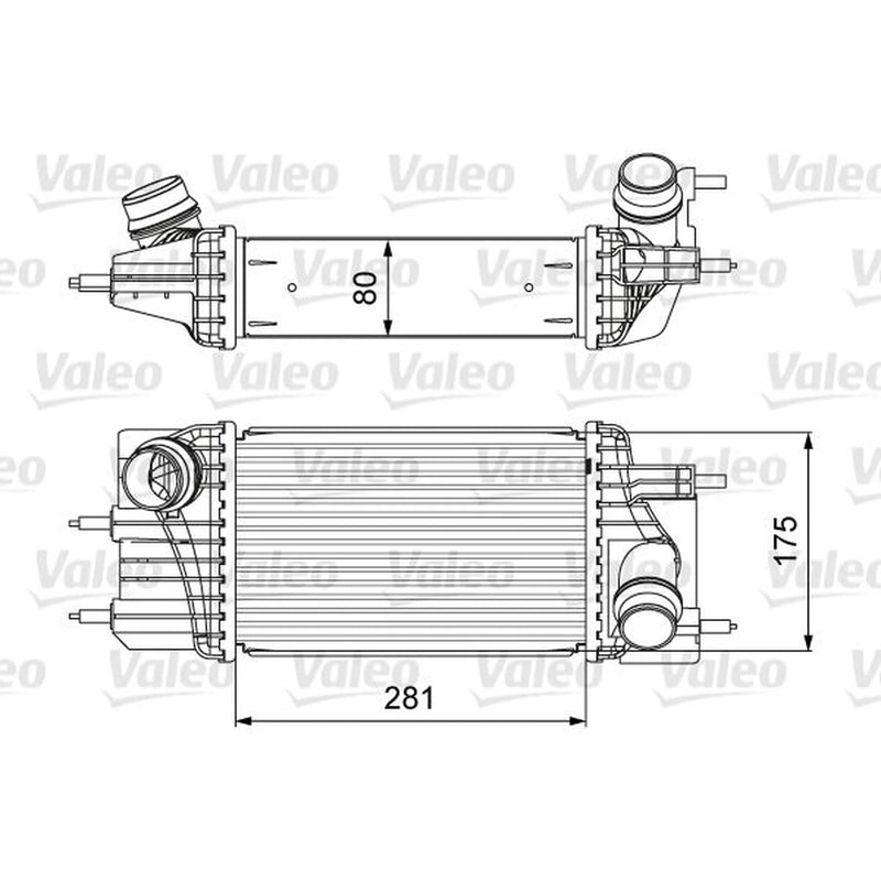Valeo Intercooler (Charge Air Cooler) 818666