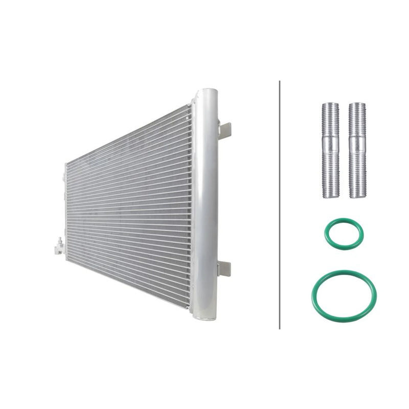 Hella Air Conditioning Condenser fits Renault Grand Scénic III 2009-2016