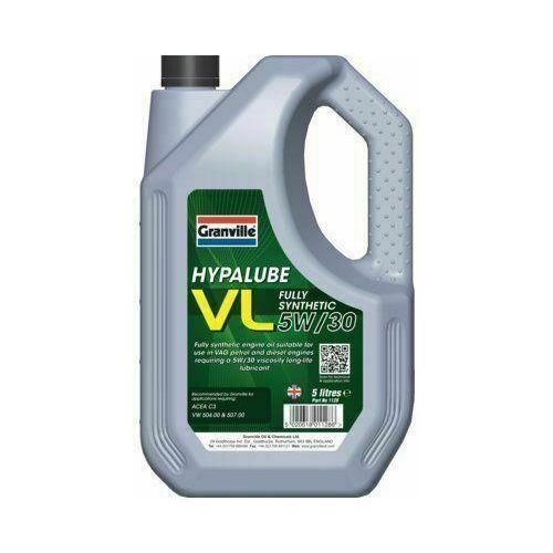 Granville Hypalube Fully Synthetic 5w30 VL VAG Engine Oil 5 Litre Granville - Dynamic Drive
