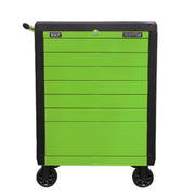 Sealey Rollcab 7 Drawer Push-To-Open Hi-Vis Green APPD7G Sealey - Dynamic Drive