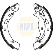 NAPA Brake Shoe Set Axle Kit fits Ford Fiesta 2010-2017 1.6