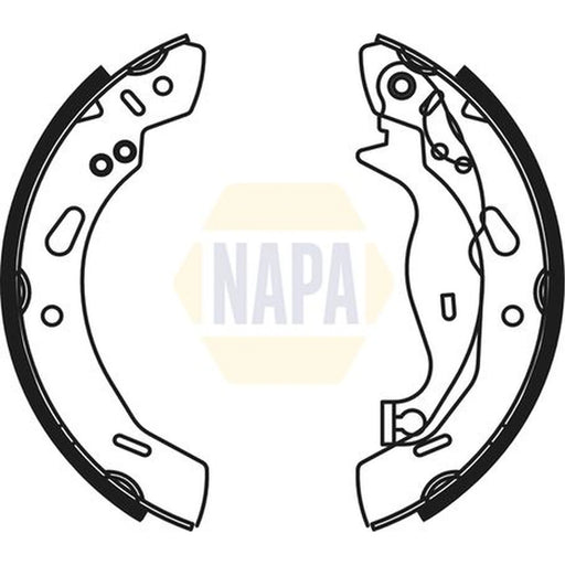 NAPA Brake Shoe Set Axle Kit NBS1078
