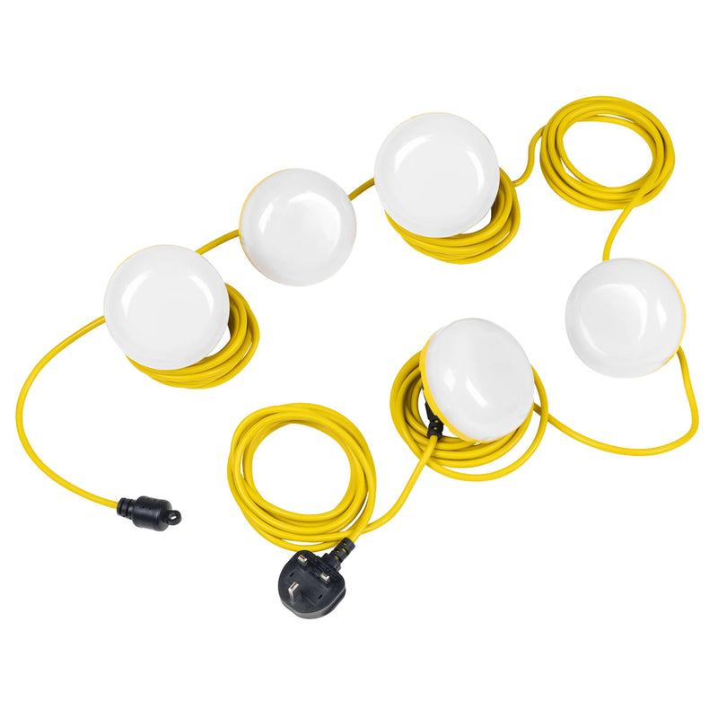 Sealey 15m Festoon Lighting Kit 50W COB LED 5000lm