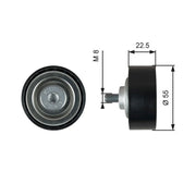 Gates V-Ribbed Belt Deflection/Guide Pulley T36767