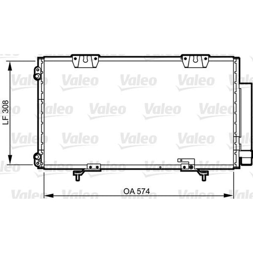 Valeo Air Conditioning Condenser 817802