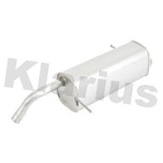 Klarius Box With Tail Pipe Rear fits Ford Fiesta VI 2008-2017 1.25 1.4