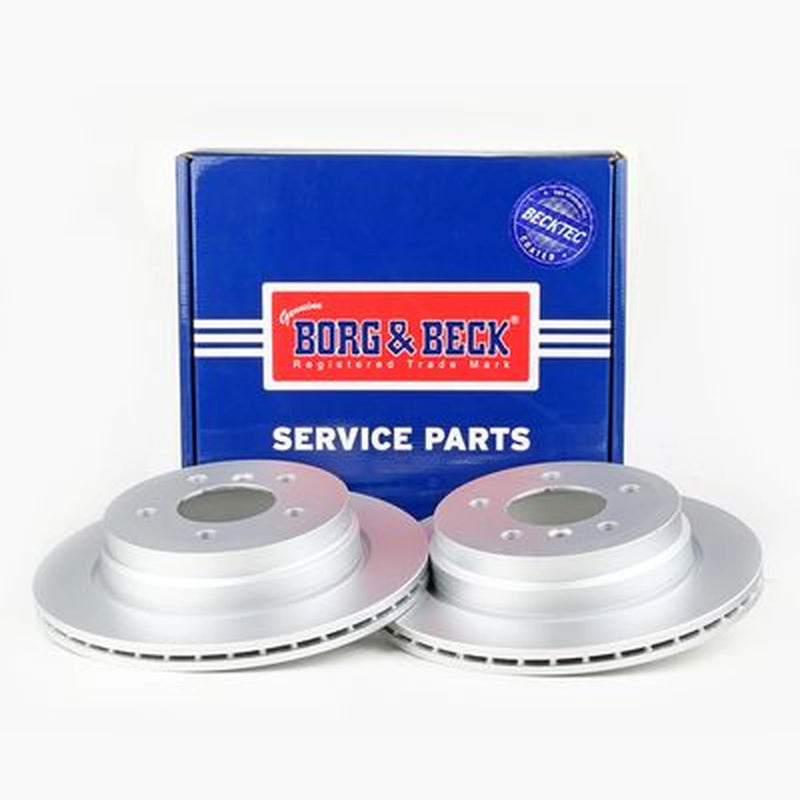 Borg & Beck Front Vented & Rear Vented Brake Discs & Pads fits BMW 3 2005-2013