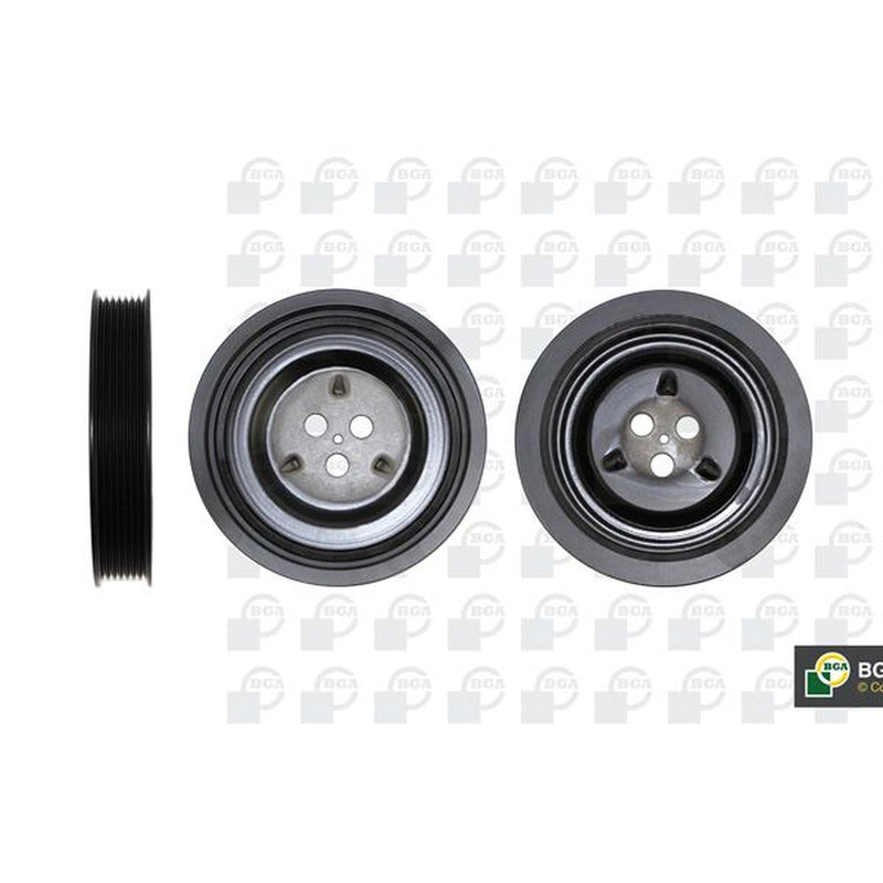 BGA Crank Shaft Belt Pulley fits Ford Ranger 2011 on 2.2