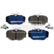 Borg & Beck Front & Rear Brake Discs & Pads fits Land Rover Discovery 1998-2004