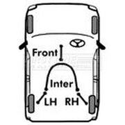 First Line Handbrake Cable Centre fits Mazda 2 2007-2015 1.3 1.4 1.5 1.6