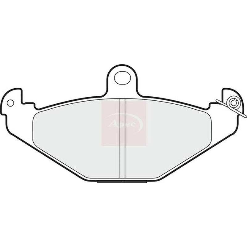 Apec Rear Brake Pad Set PAD749