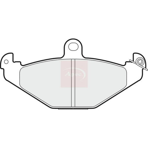 Apec Rear Brake Solid Discs & Pads fits Renault Safrane 1993-1996 3.0