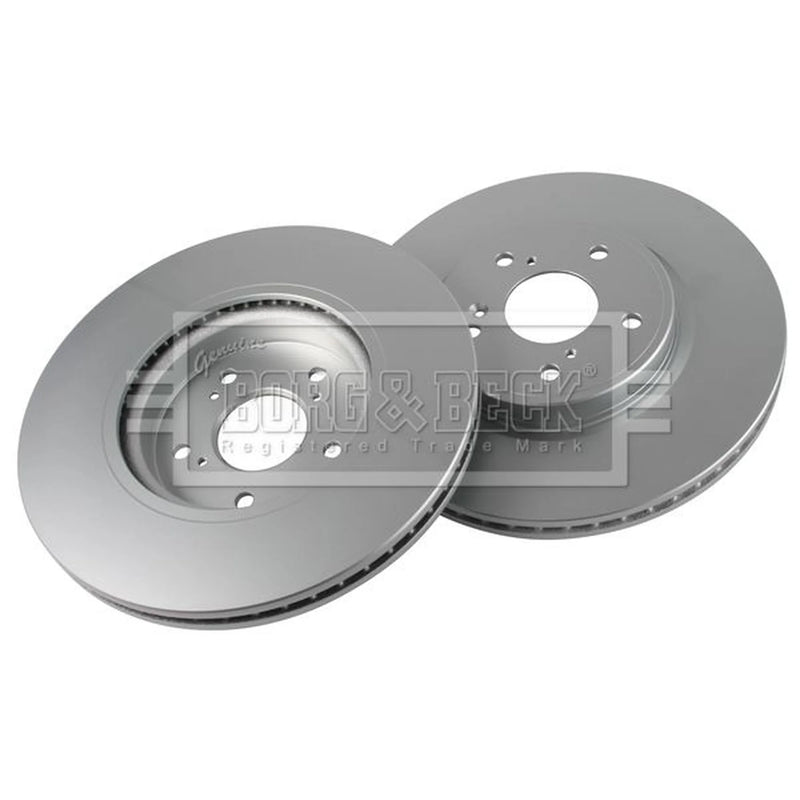Borg & Beck 2 x Vented Front Brake Discs BBD5673
