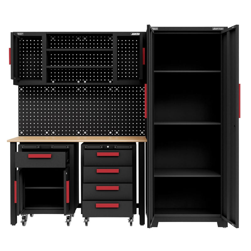 American Pro Complete Garage Storage System with 2 Mobile Trolleys APMS12OP American Pro - Dynamic Drive