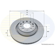 Comline Front & Rear Brake Discs & Pads fits Seat Leon 2013-2020 2.0