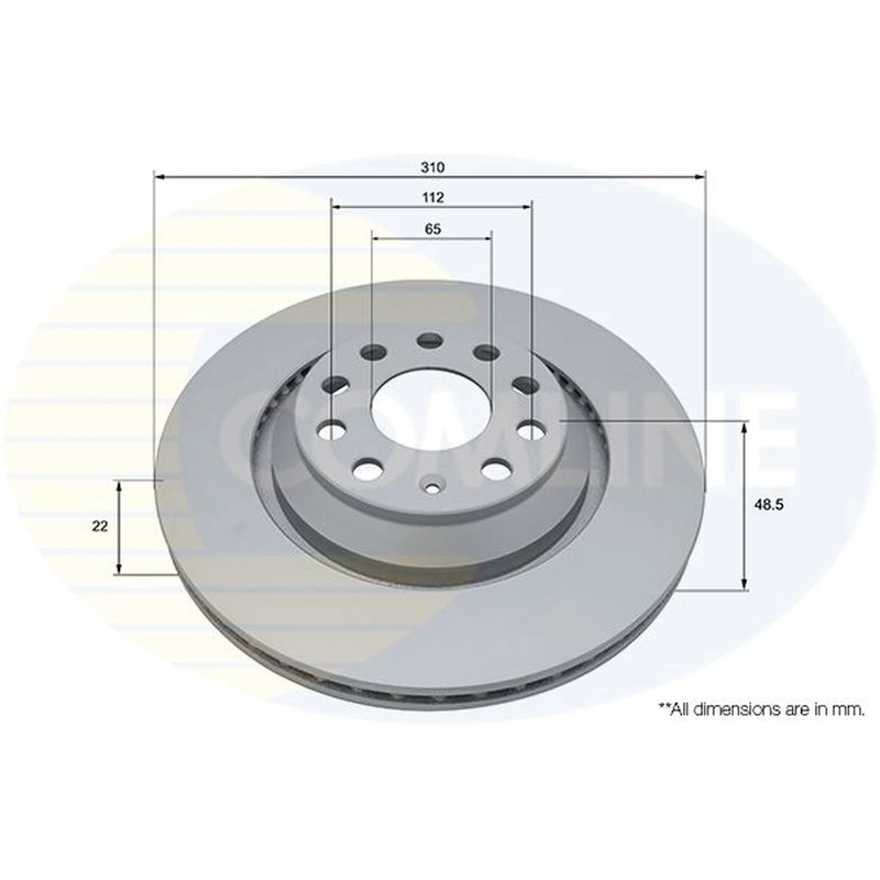 Comline Front & Rear Brake Discs & Pads fits Seat Leon 2013-2020 2.0