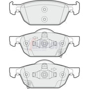 Fahren Front Brake Vented Discs & Pads fits Honda Accord VIII 2008-2015 2.0 2.2