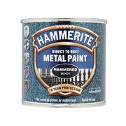 Hammerite Direct To Metal Hammered Black Paint 250ml