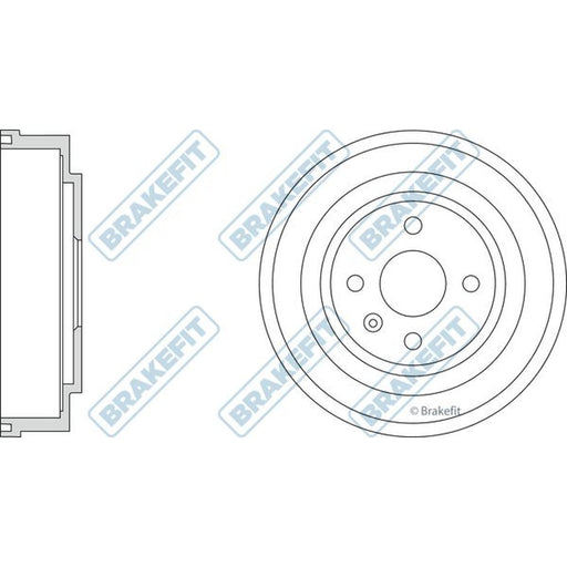 Apec Brake Drum Assembly Rear fits Opel Astra G 1998-2009 1.4 1.6 1.7