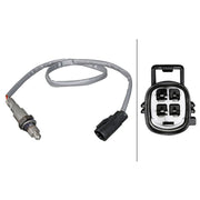 Hella O2 Lambda Oxygen Sensor Right Front fits Land Rover Defender Station