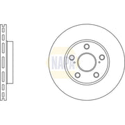 NAPA 2 x Vented Front Brake Discs NBD5800-x2