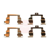 Apec Brake Pad Accessory Fitting Kit Front fits Toyota Avensis Verso 2001-2009