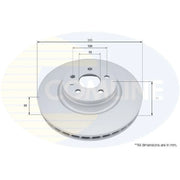 Comline Front & Rear Brake Discs & Pads fits Tesla Model S 2012-2016