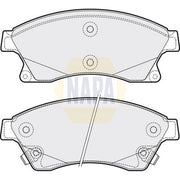 NAPA Front Brake Pad Set fits Chevrolet Aveo 2011-2015 1.3 1.4 1.6
