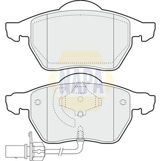 NAPA Front Brake Pad Set NBP1576