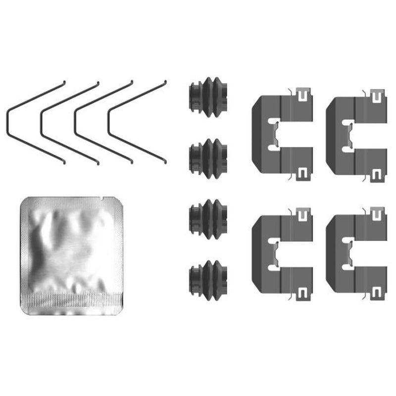 Mintex Brake Pad Accessory Fitting Kit Rear fits Kia Picanto II 2011-2017