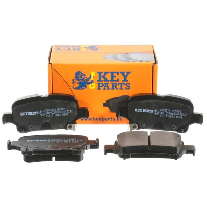 Key Parts 4 x Rear Brake Pad Set fits Chevrolet Bolt 2016 on