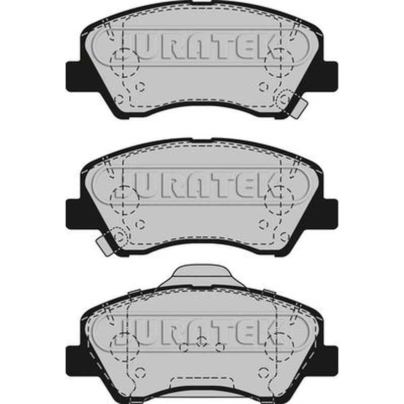 Juratek Front Brake Vented Discs & Pads fits Kia Rio IV 2017 on 1.4 1.6
