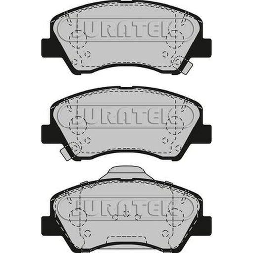 Juratek Front & Rear Brake Discs & Pads fits Kia Rio IV 2017 on 1.6
