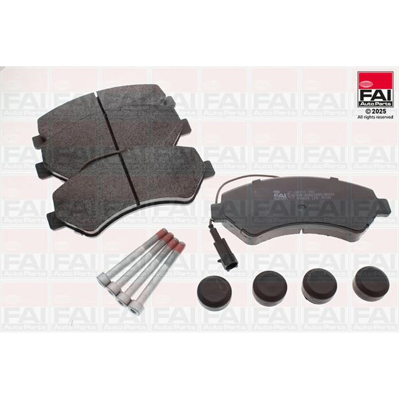 FAI Front Brake Pad Set fits Citroën Relay III 2011 on 2.2 3.0
