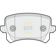 NAPA Rear Brake Pad Set NBP1293