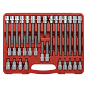 Sealey Ribe Socket Bit Set 32pc 1/2"Sq Drive AK2198 Sealey  - Dynamic Drive