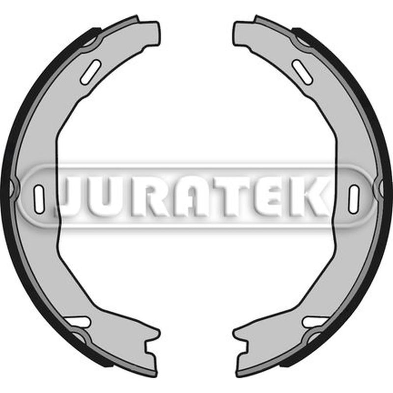 Juratek Brake Shoe Set Axle Kit Rear fits Mercedes-Benz C-Class 2007-2014