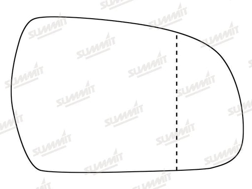 Summit Heated Backing Plate with Standard Glass fits Audi A5 11-16 RHS Summit - Bars 4 Cars