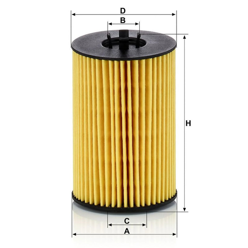MANN-FILTER Service Kit with Air & Oil Filters fits Audi A6 C7 2013-2018 2.0